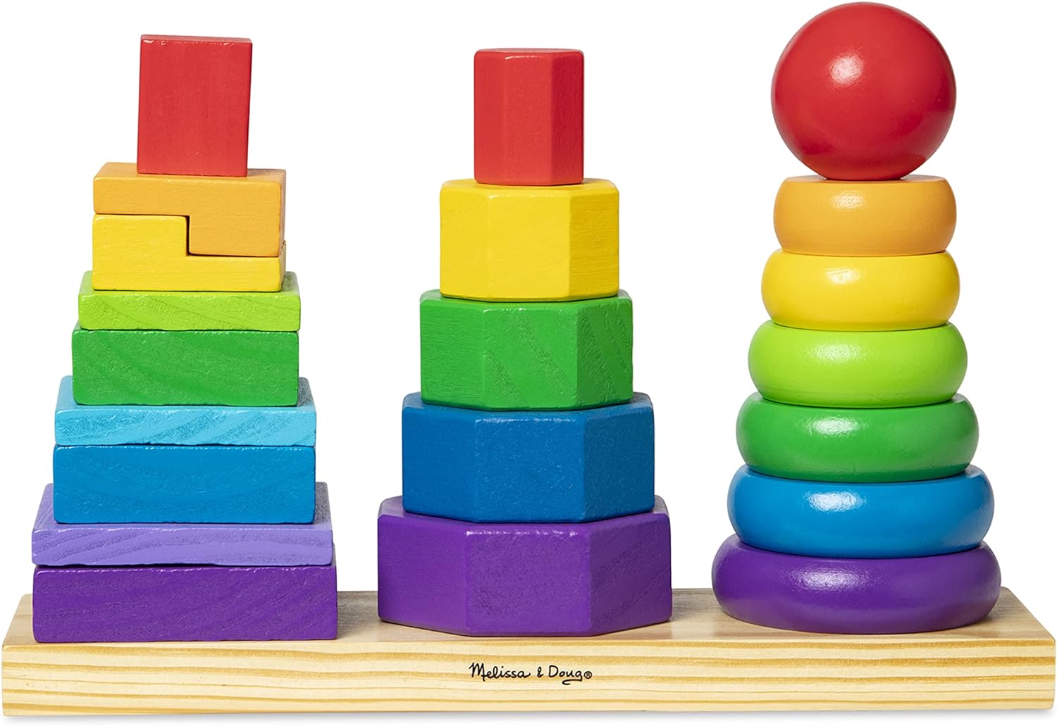 Melissa & Doug Geometric Stacker