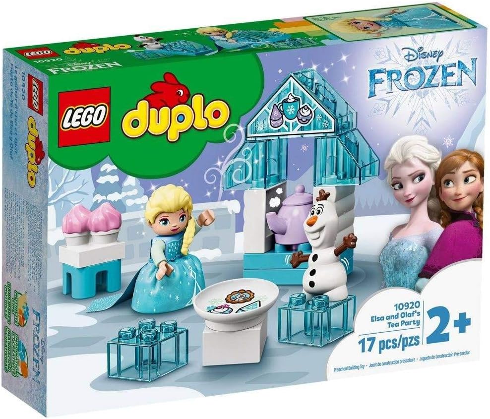 LEGO DUPLO Disney Frozen Toy Featuring Elsa and Olaf's Tea Party 10920 Disney Frozen Gift for Kids and Toddlers (17 Pieces)