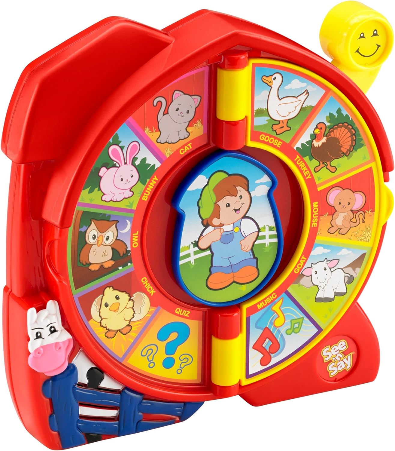 Fisher-Price Little People Toddler Toy See ‘n Say The Farmer Says, Learning Game with Music & Sounds for Kids Ages 18+ Months​ (Amazon Exclusive)