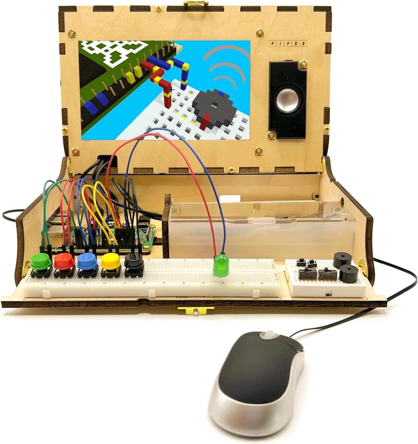 Piper Computer Kit: Award-Winning Build-A-Computer Age 8+ STEAM Learning, with Raspberry Pi, Google Blockly, StoryMode, Games, Python, and Amazing Projects!