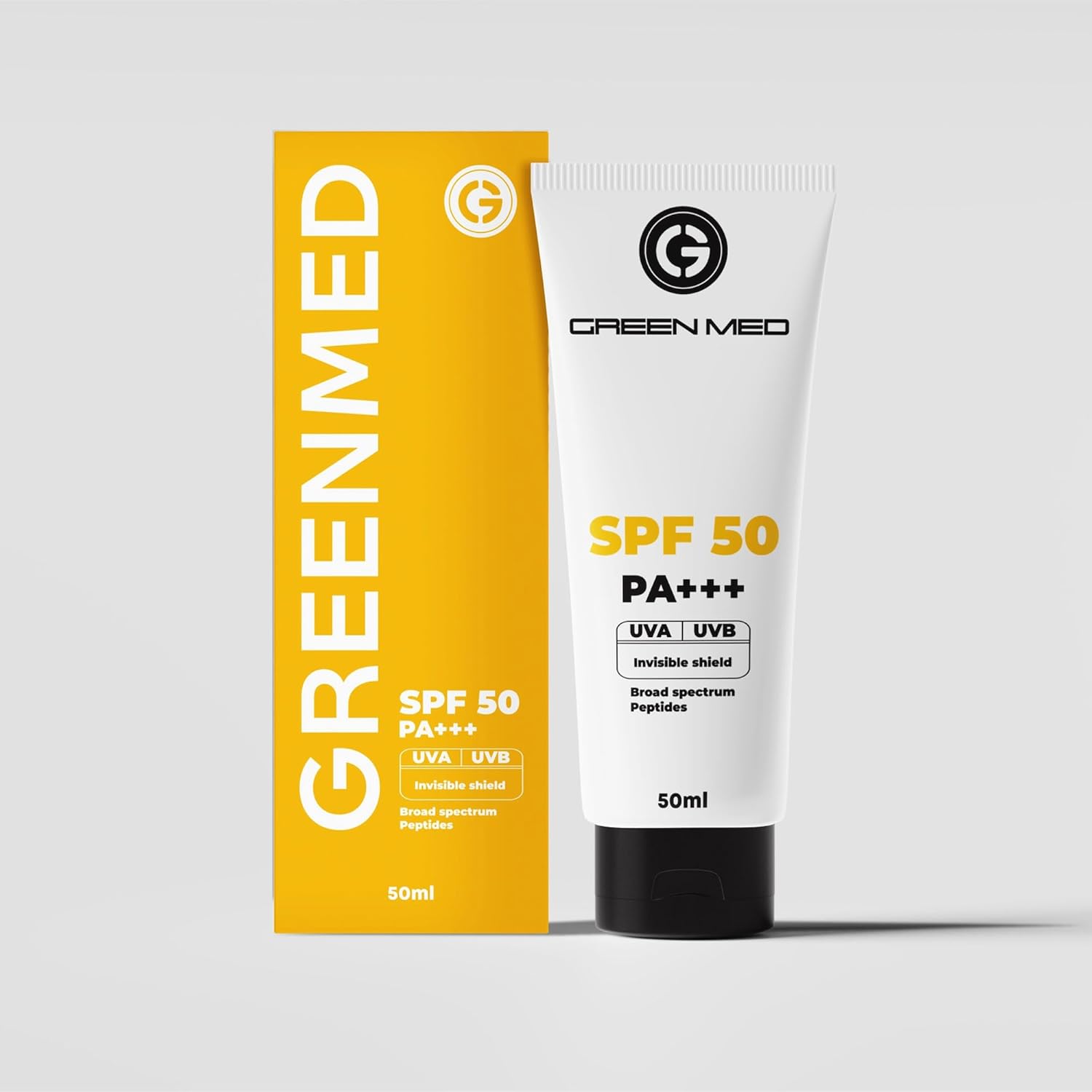 GreenMed SPF 50 Mineral, Facial Moisturizing Cream with Invisible Face Sunscreen,Dermatologist Recommended SPF, Dry-Touch, Water Resistant and Non-Greasy Sunscreen with Broad Spectrum, 1.76 oz