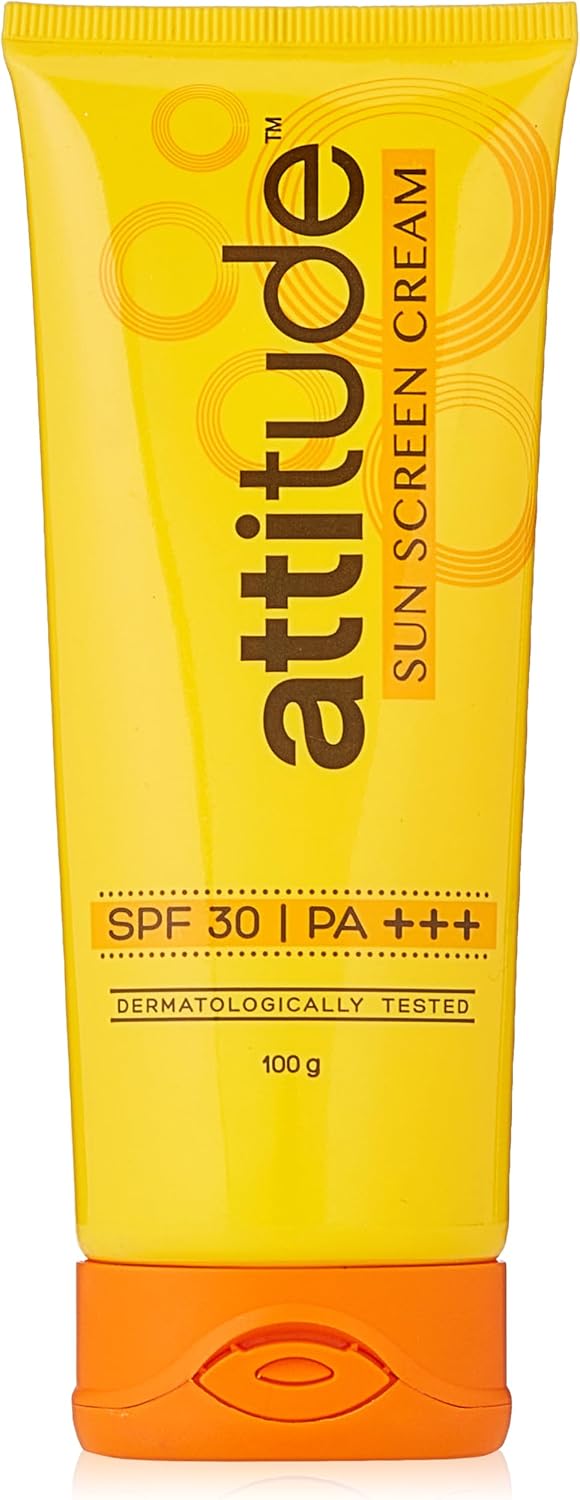 Attitude Sun Screen Cream WITH SPF 30 & PA+++ / 100gm